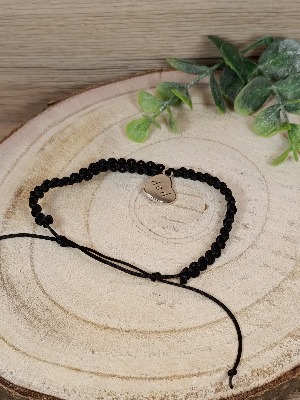 Pletený náramek táta