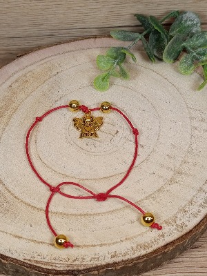 Náramek se zlatým andělem