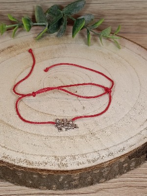 Červený náramek rodina