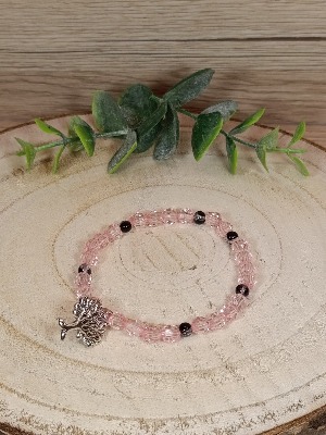 Náramek strom života růžový